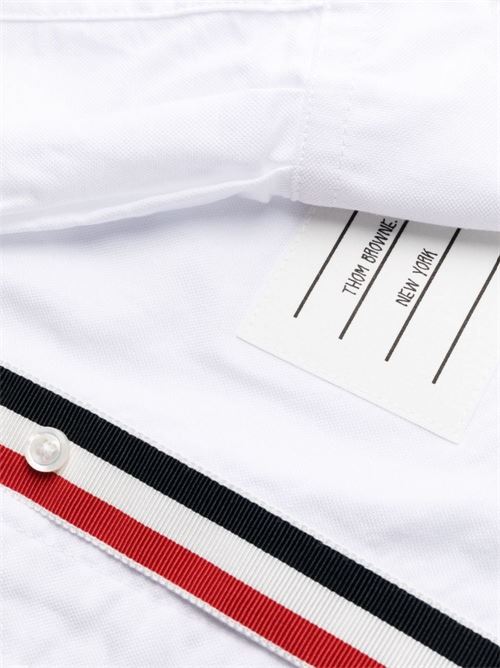 White cotton dress THOM BROWNE | FDS001E06177100